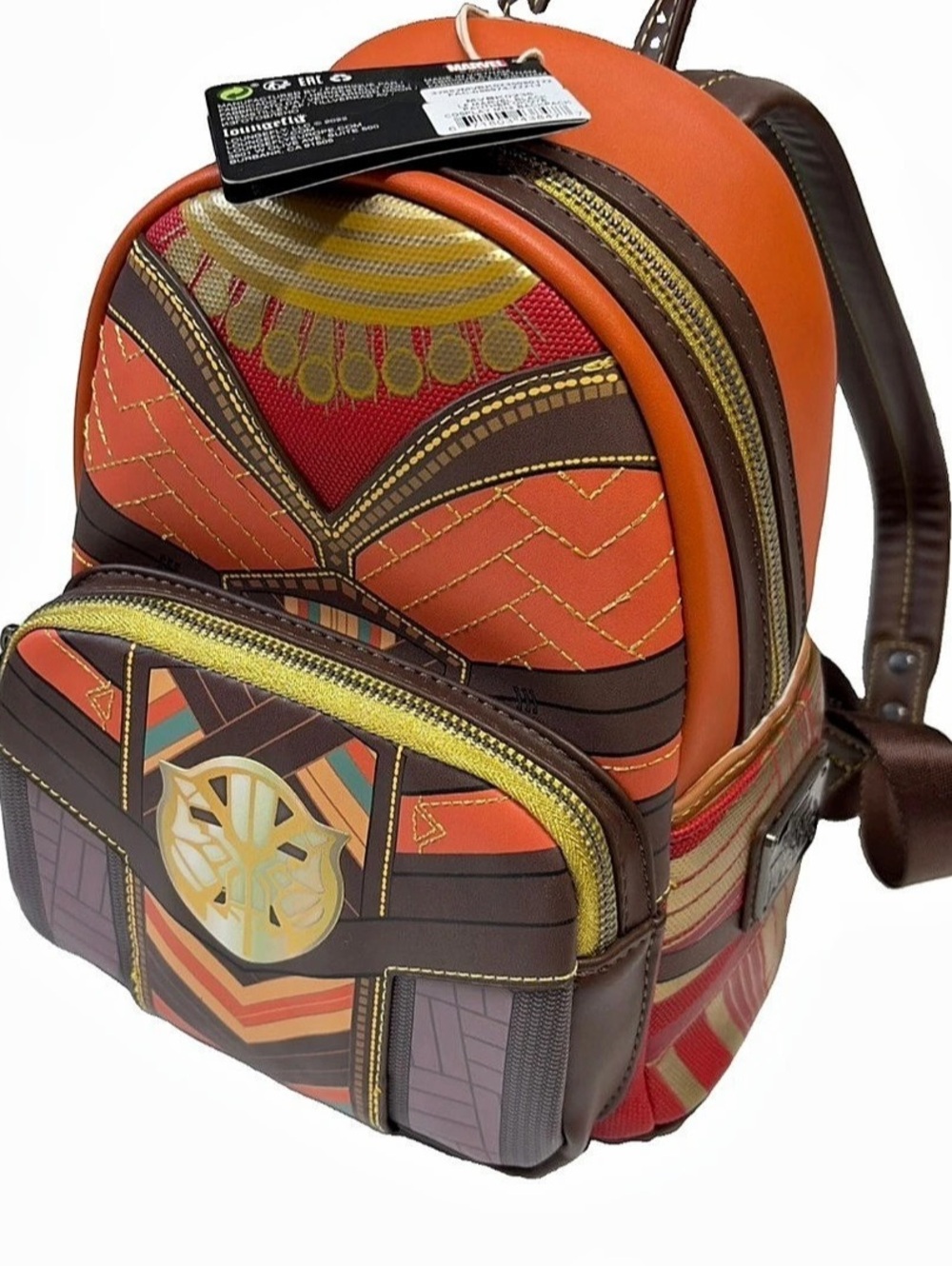 Loungefly Marvel Black Panther Wakanda Forever Okoye Cosplay Mini Backpack